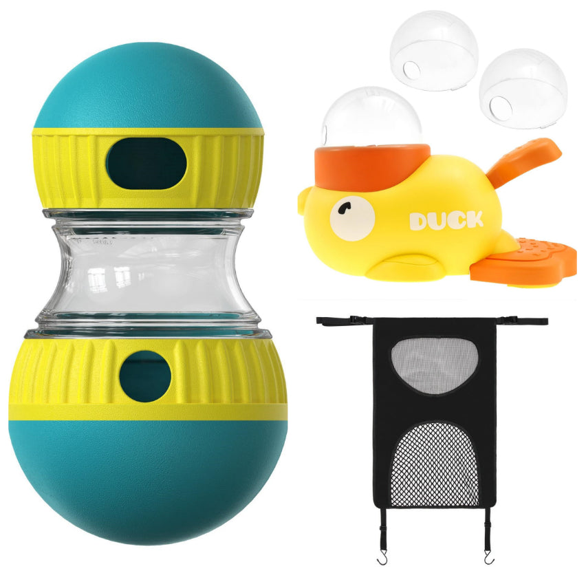 Beldoca™ Interactive IQ Tumbler – Food Dispensing Puzzle Toy & Slow Feeder