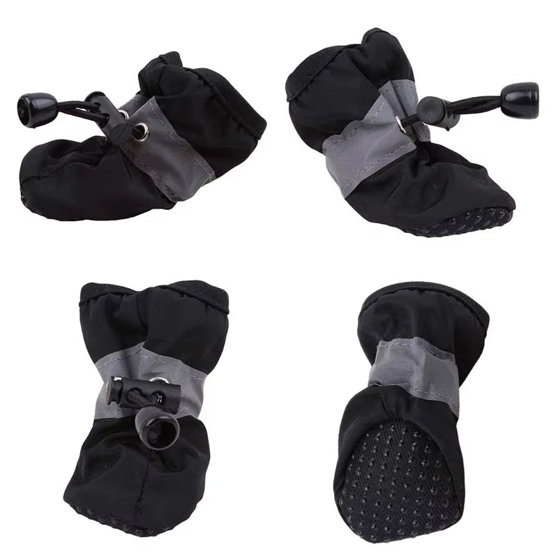 Waterproof & Warm Dog Boots – Anti-Slip Winter Shoes for Small and Medium Dogs