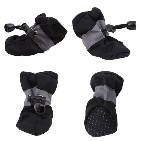 Waterproof & Warm Dog Boots – Anti-Slip Winter Shoes for Small and Medium Dogs