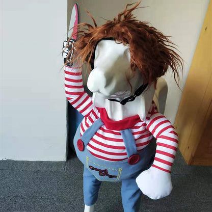 Adjustable Scary Pet Costume for Parties