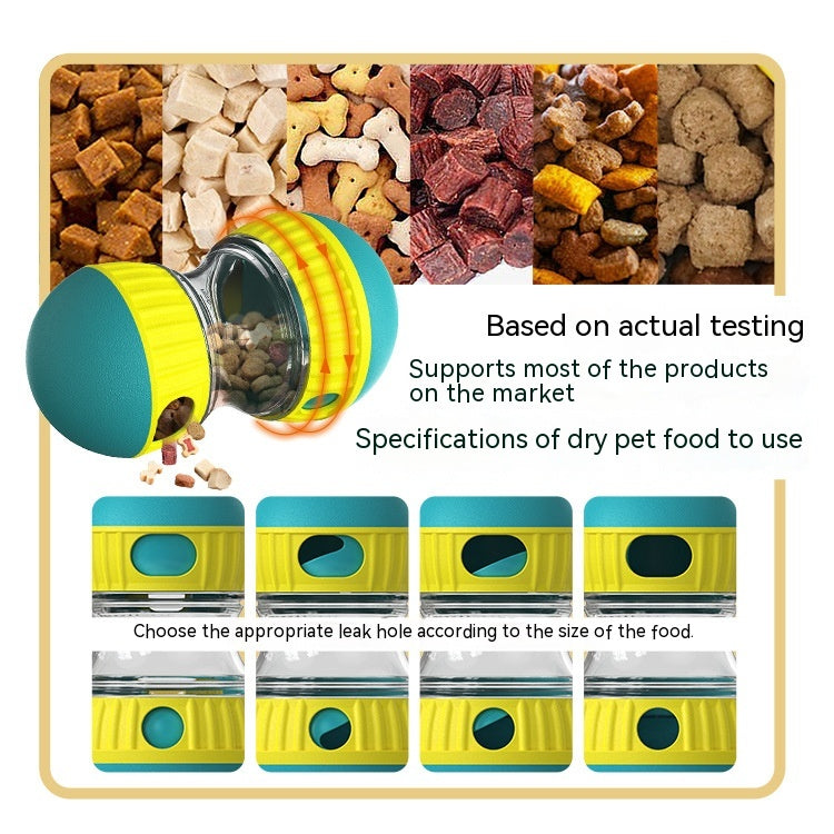 Beldoca™ Interactive IQ Tumbler – Food Dispensing Puzzle Toy & Slow Feeder