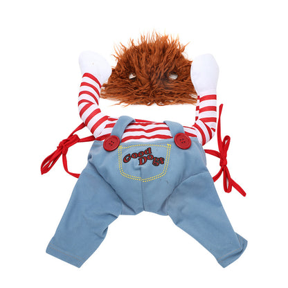 Adjustable Scary Pet Costume for Parties