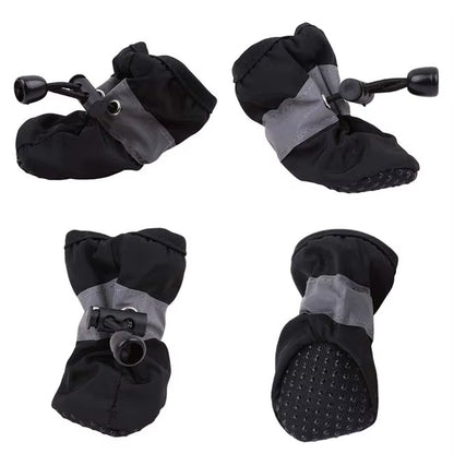 Waterproof & Warm Dog Boots – Anti-Slip Winter Shoes for Small and Medium Dogs