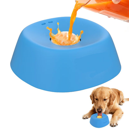 2-in-1 Spherical Slow Feeder & Interactive Lick Bowl – Anti-Choke Design