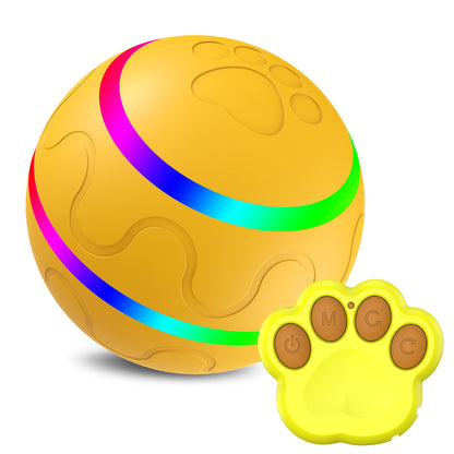Interactive Self-Rolling Dog Ball - Smart Automatic Pet Toy with USB Charging
