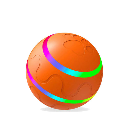 Interactive Self-Rolling Dog Ball - Smart Automatic Pet Toy with USB Charging