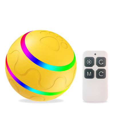 Interactive Self-Rolling Dog Ball - Smart Automatic Pet Toy with USB Charging