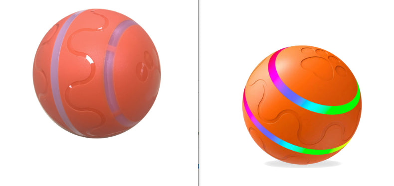 Interactive Self-Rolling Dog Ball - Smart Automatic Pet Toy with USB Charging