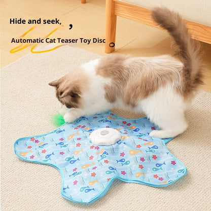 Beldoca™ Smart Cat Hunting Cover – Automatic "Hide & Seek" Electronic Exercise Toy