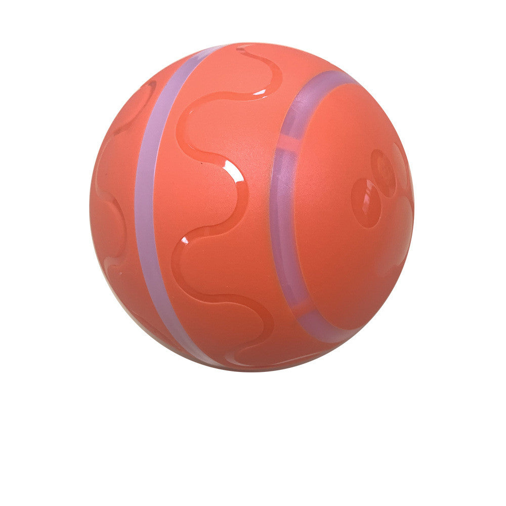 Interactive Self-Rolling Dog Ball - Smart Automatic Pet Toy with USB Charging