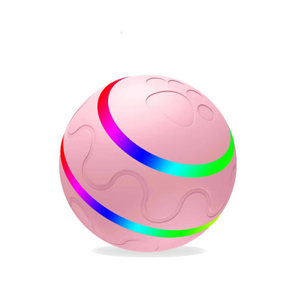 Interactive Self-Rolling Dog Ball - Smart Automatic Pet Toy with USB Charging