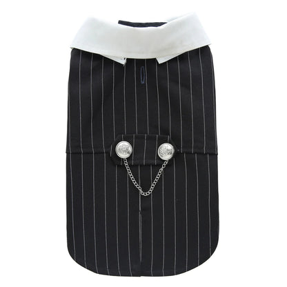 Formal Dog Cat Tuxedo Suit – Elegant Pet Wedding Outfit for Small & Medium Dogs Cats (XS–XL)