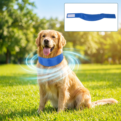 Instant Cooling Pet Collar – Summer Ice Gel Bib for Dogs