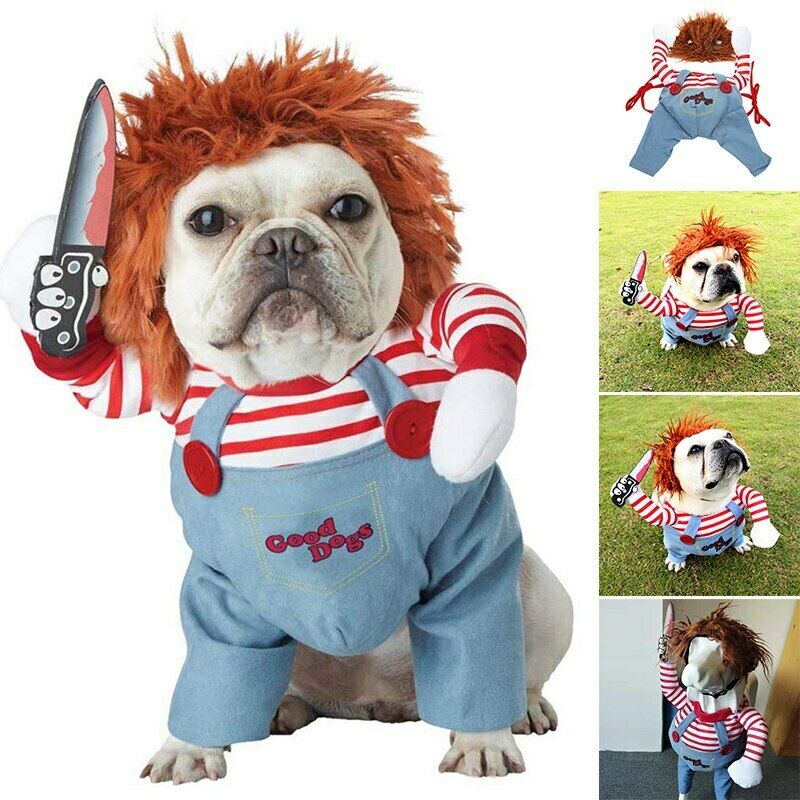 Adjustable Scary Pet Costume for Parties