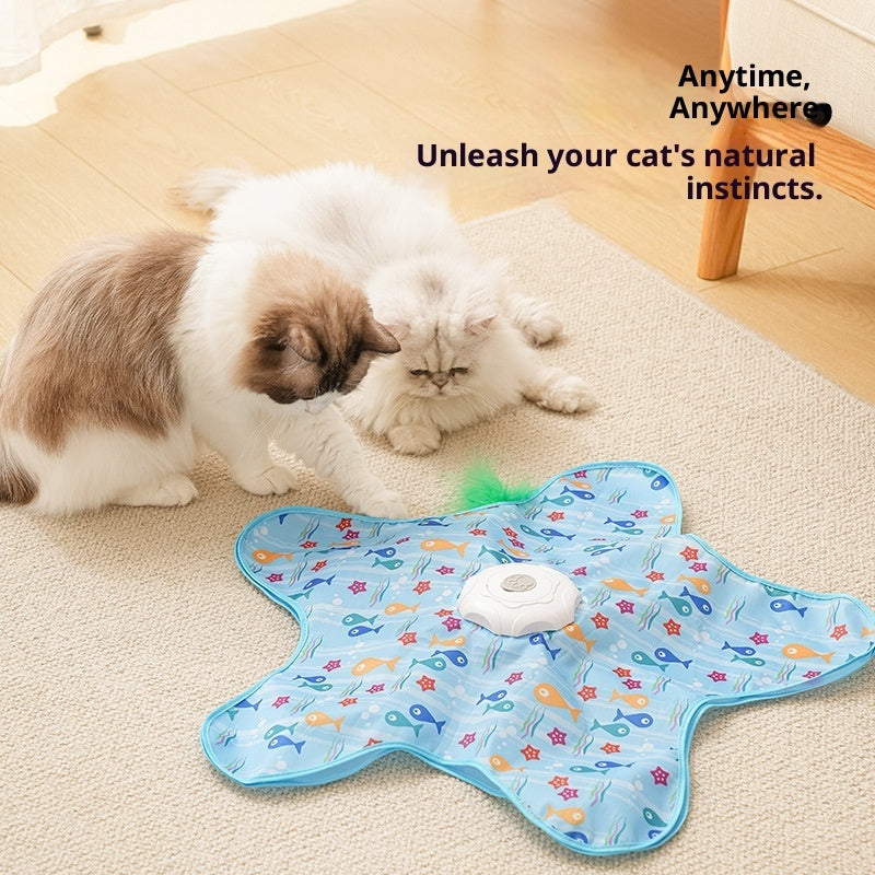 Beldoca™ Smart Cat Hunting Cover – Automatic "Hide & Seek" Electronic Exercise Toy