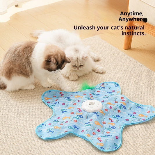 Beldoca™ Smart Cat Hunting Cover – Automatic "Hide & Seek" Electronic Exercise Toy