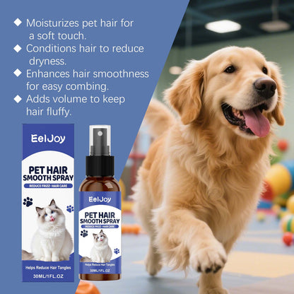 DOG Hair Detangler & Smoothing Spray – Leave-In Anti-Frizz Conditioner for Dogs