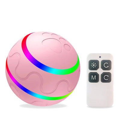 Interactive Self-Rolling Dog Ball - Smart Automatic Pet Toy with USB Charging