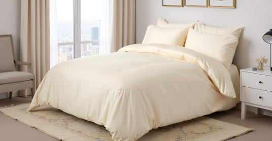 Pet-Proof Bed Sheet – Warm Beige & Scratch-Resistant